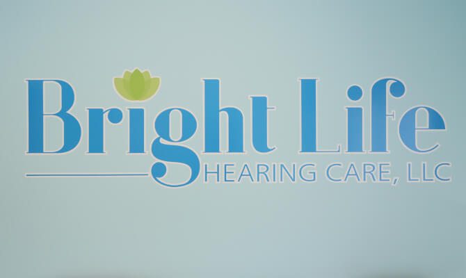 Bright Life Hearing Care, LLC Wall Logo
